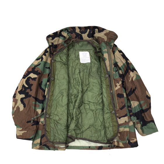 Alpha Industries M-65  Field Jacket Made In USA Military Army Camo Large Regular รูปที่ 8