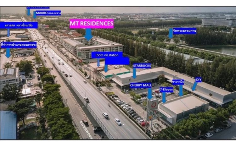 ขายคอนโดติดถนนคลองหลวง ติดวัดธรรมกาน รูปที่ 2