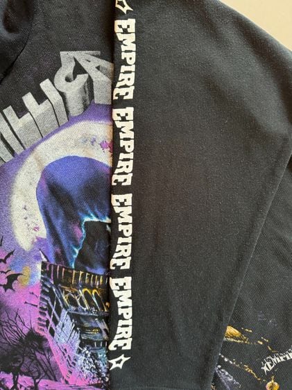 Metallica Ride The Lightning 90's Empire Hoodie รูปที่ 4