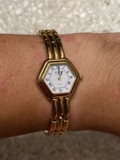 นาฬิกายี่ห้อ CLYDA ควอทซ์ ฝรั่งเศส   แท้มือสอง สภาพใหม่กริ้บเทียบมือ1  สายยาว 17.5 เซนติเมตร  1500฿ รูปที่ 12
