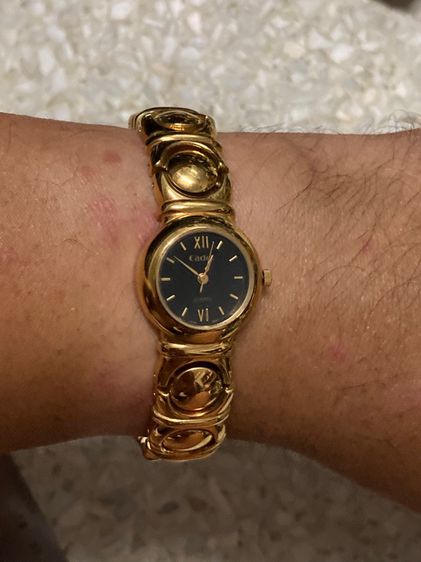 นาฬิกายี่ห้อ CADET  ควอทซ์ แท้มือสอง สภาพใหม่สวยเทียบ1  ทองใหม่สวยหนา สายยาว 18.5 เซนติเมตร 750฿  รูปที่ 11