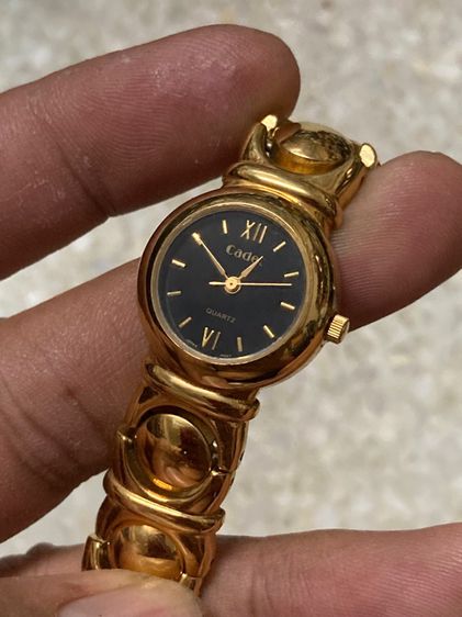 นาฬิกายี่ห้อ CADET  ควอทซ์ แท้มือสอง สภาพใหม่สวยเทียบ1  ทองใหม่สวยหนา สายยาว 18.5 เซนติเมตร 750฿  รูปที่ 3