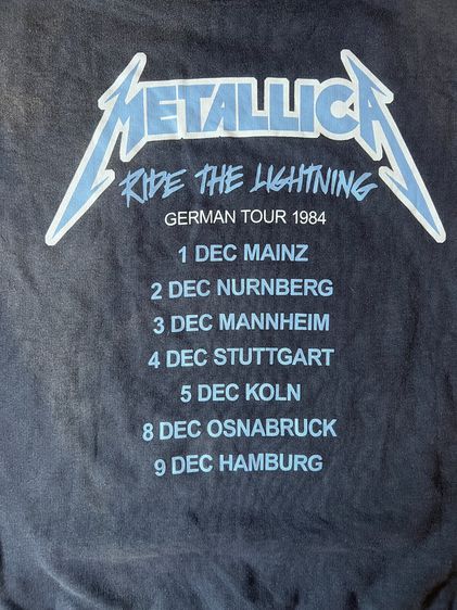 Metallica Ride The Lightning sweater รูปที่ 3