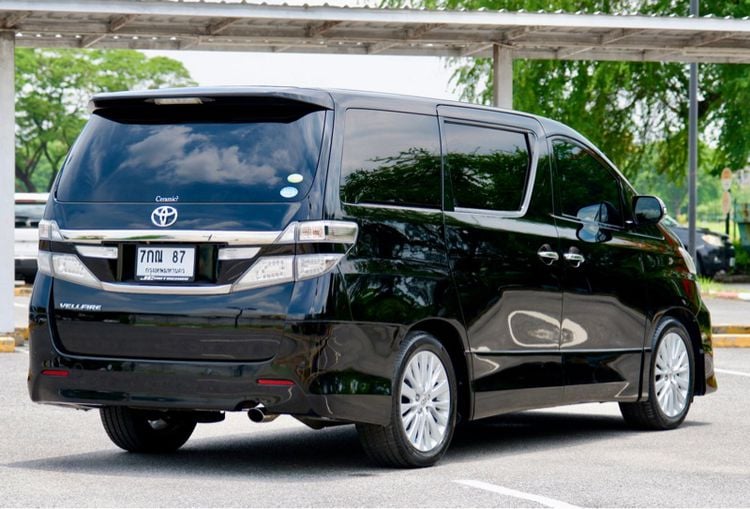 Toyota Vellfire 2012 2.4 Z G Edition Van เบนซิน ไม่ติดแก๊ส เกียร์อัตโนมัติ ดำ รูปที่ 4
