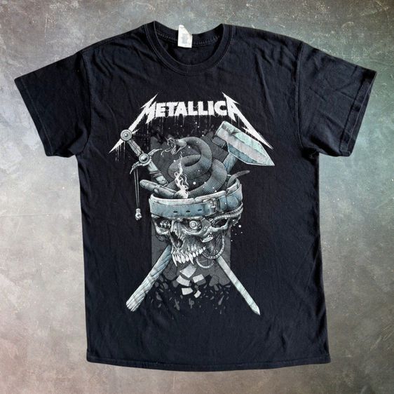 อื่นๆ เสื้อทีเชิ้ต ดำ แขนสั้น Metallica Skull 2020 tshirt