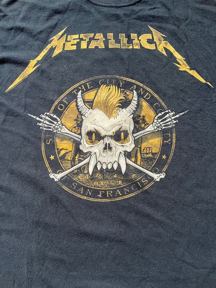 Metallica Scary Guy Seal tshirt รูปที่ 2