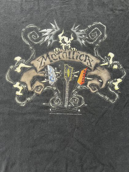 Metallica Vulture Guitars t-shirt รูปที่ 2