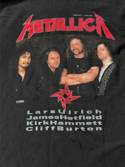 Metallica Kill Em All 90's Kulak Desing Vintage Hoodie รูปที่ 2