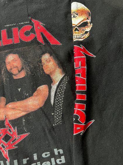 Metallica Kill Em All 90's Kulak Desing Vintage Hoodie รูปที่ 5