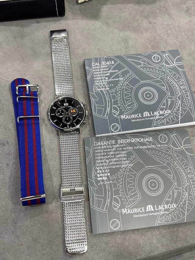 นาฬิกา Maurice Lacroix Eliros Chronograph FC Barcelona Special Edition Ref.C033450 ปี2021  รูปที่ 2