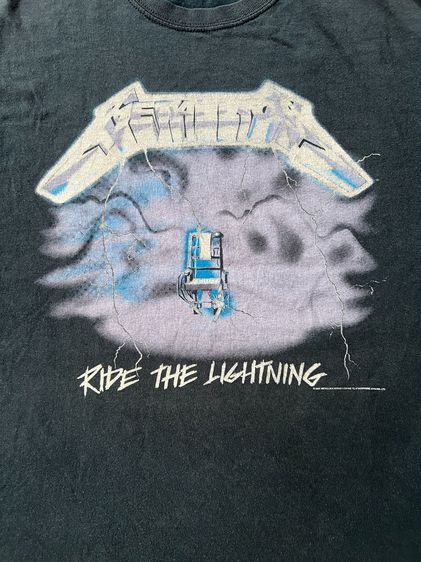 Metallica Ride The Lightning t-shirt รูปที่ 2