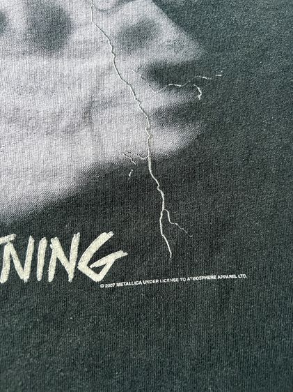 Metallica Ride The Lightning t-shirt รูปที่ 4