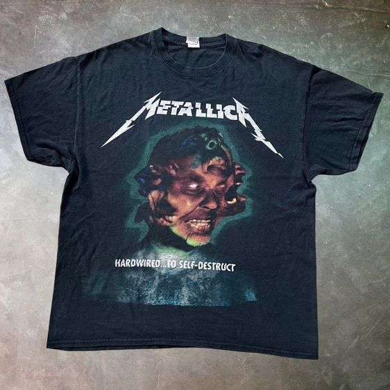 อื่นๆ เสื้อทีเชิ้ต XL ดำ แขนสั้น Metallica Hardwired To Self-Destruct t-shirt