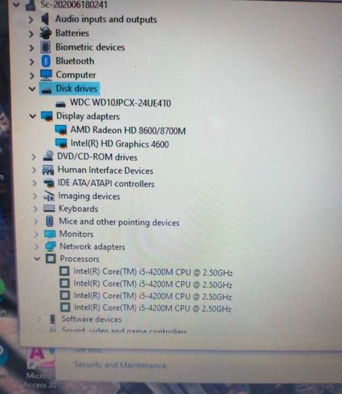 Notebook HP Core i5-4200U  Gen 4 แรม 8 GB hdd 500 GB บอดีสวย พร้อมใช้ แบตมี  การ์ดจอแยก รูปที่ 7