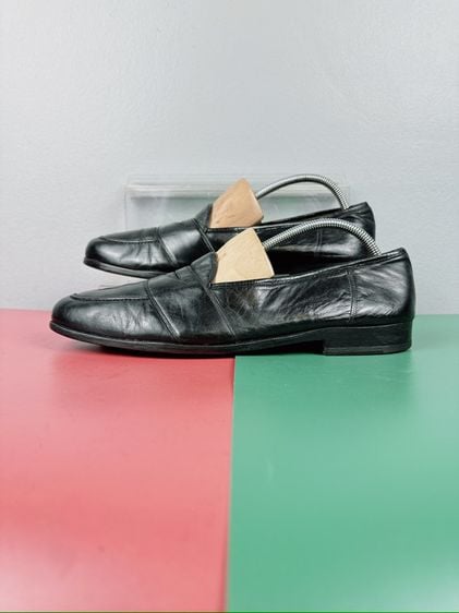 รองเท้าหนังแท้ Magnanni Sz.11us45eu29(วัดจริง)cm Made in Spain สีดำ พื้นหนัง แบรนด์ดัง สภาพสวย ไม่ขาดซ่อม ใส่ทำงานออกงานดี รูปที่ 8