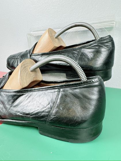 รองเท้าหนังแท้ Magnanni Sz.11us45eu29(วัดจริง)cm Made in Spain สีดำ พื้นหนัง แบรนด์ดัง สภาพสวย ไม่ขาดซ่อม ใส่ทำงานออกงานดี รูปที่ 9