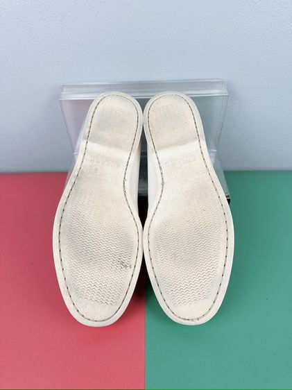 รองเท้าหนังแท้ Sperry Sz.13us47eu31cm Made in Dominican Republic ทรงBoat Shoes สีขาวล้วน สภาพสวย ไม่ขาดซ่อม ใส่เที่ยวทำงานได้หมด รูปที่ 3