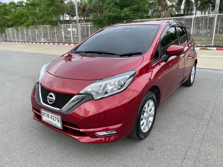Nissan Note 2018 1.2 VL Sedan เบนซิน ไม่ติดแก๊ส เกียร์อัตโนมัติ แดง รูปที่ 3