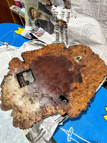 นาฬิกาแขวนไม้รูปหน้าคน รูปที่ 7