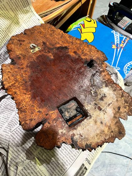 นาฬิกาแขวนไม้รูปหน้าคน รูปที่ 6