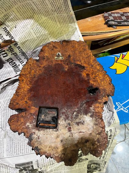 นาฬิกาแขวนไม้รูปหน้าคน รูปที่ 5