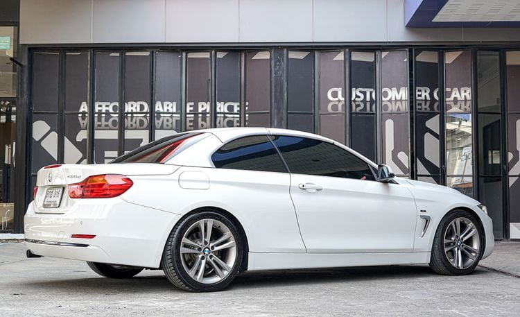 BMW Series 4 2015 420d Sedan เบนซิน ไม่ติดแก๊ส เกียร์อัตโนมัติ ขาว รูปที่ 4