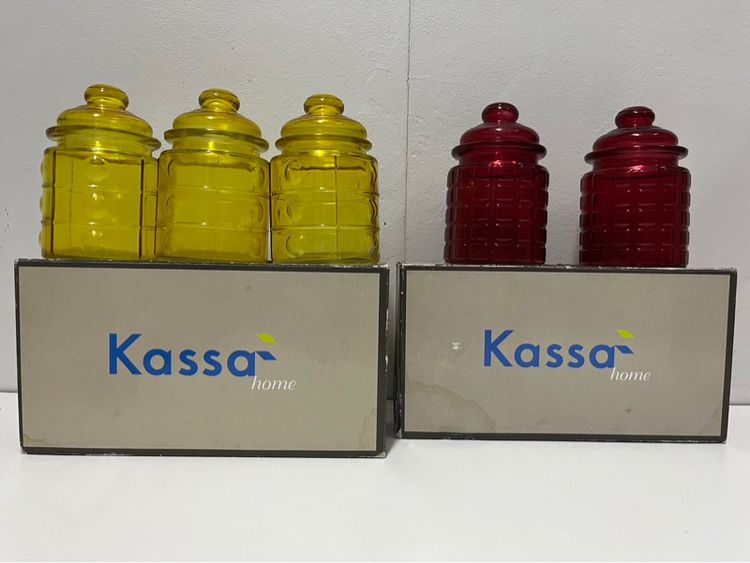 ขวดโหลแก้ว Kassa ของใหม่