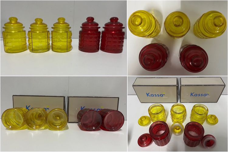 ขวดโหลแก้ว Kassa ของใหม่ รูปที่ 2