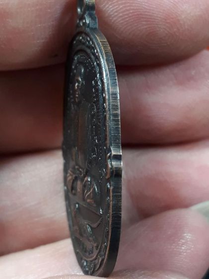 เหรียญเสือเผ่นหลวงพ่อสุด วัดกาหลง จ.สมุทรสาคร ปี2517 เนื้อทองแดงรมดำสภาพสวย รูปที่ 5
