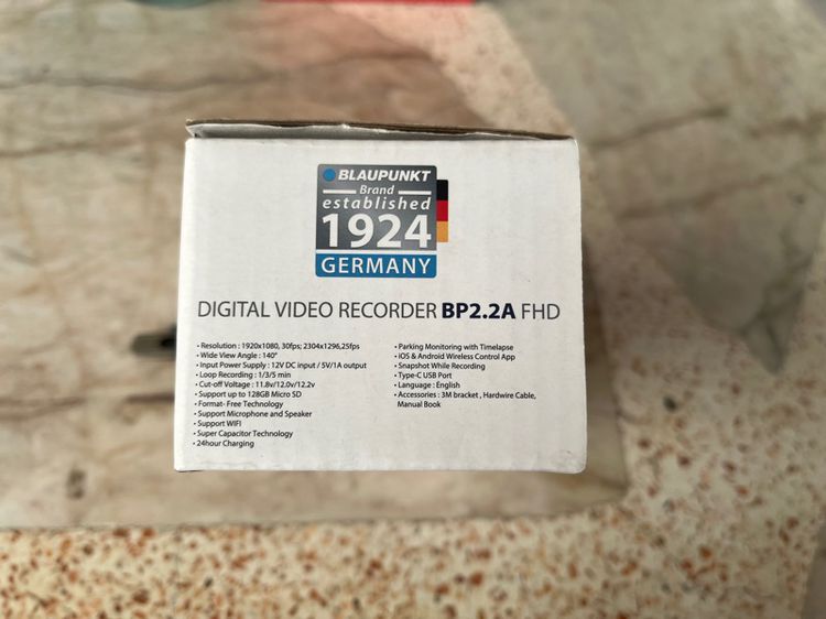 กล้องบันทึกหน้ารถ BLAUPUNKT Digital Video Recorder BP2.2A FHD รูปที่ 3