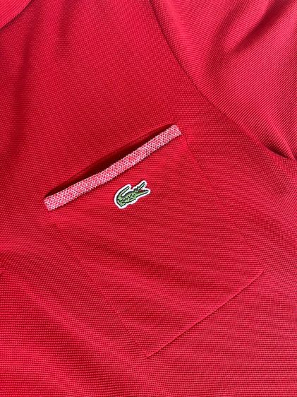เสื้อโปโล lacoste แท้ สีแดง ไซส์ S (ใส่แค่ครั้งเดียว) รูปที่ 2