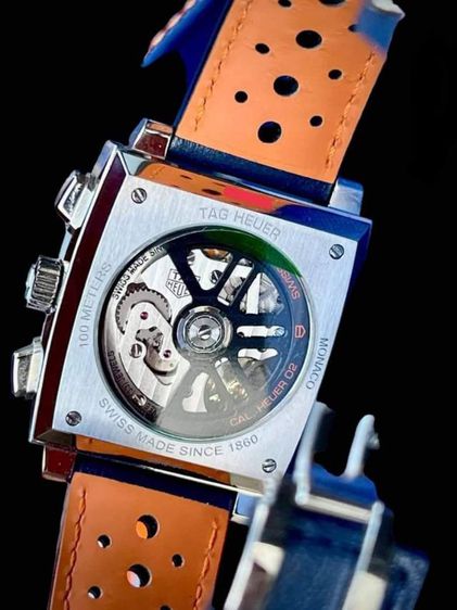 Tag Heuer Monaco X GULF  Product Special Edition 60Y. Blue Opalin Dial CBL2115🇨🇭
        รูปที่ 3
