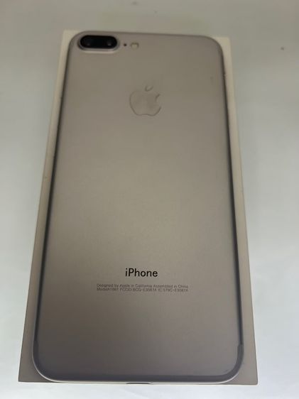 ขาย iphone 7plus 32gb สีขาว ศูนย์ไทย สภาพสวย จอแท้ แบตแท้ สแกนนิ้วปกติ รีเซ็ตได้ไม่ติดไอคราว อุปกรณ์ครบ รูปที่ 1