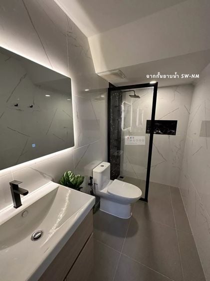 ฉากกั้นอาบน้ำ บานฟิกซ์(Fixed Shower Enclosures) ✅Model NM-size 60x200 cm.✅ สินค้าครบชุด พร้อมจัดส่งฟรี🚨 รูปที่ 1