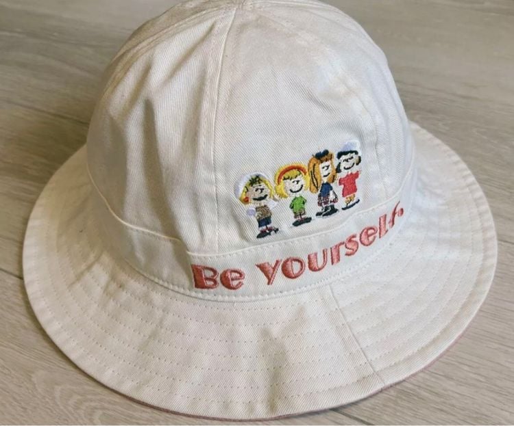 หมวกและหมวกแก๊ป หมวกบักเก็ต Snoopy Peanuts แท้