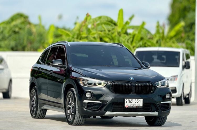 BMW X1 2019 2.0 sDrive18d xLine Utility-car ดีเซล ไม่ติดแก๊ส เกียร์อัตโนมัติ ดำ