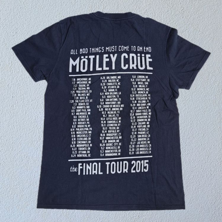 Mötley Crüe, The Final Tour 2015 t-shirt รูปที่ 2