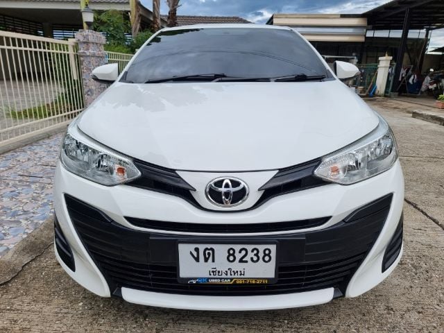 Toyota Yaris ATIV 2018 1.2 E Sedan เบนซิน ไม่ติดแก๊ส เกียร์อัตโนมัติ ขาว