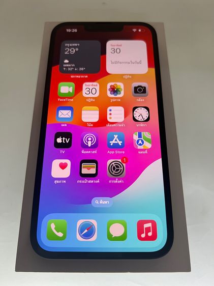ขาย iPhone 13 128gb ศูนย์ไทย แบต100 ประกันยาว มีนา68 สวยไร้รอย สแกนใบหน้าได้ รีเซ็ตได้ ไม่ติดไอคราว อุปกรณ์ครบชุด  รูปที่ 4