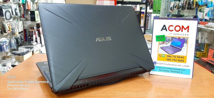 โน๊ตบุ๊คมือ2 Asus TUF Gaming FX505DT Ryzen 5 3550H SSD M.2 256GB HDD 1TB RAM 8GB การ์ดจอแยก GTX 1650 สเปคแรงส์ จอ Full HD IPS ทำงานตัดต่อก รูปที่ 6