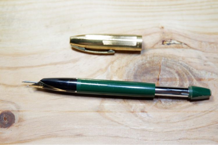 Vintage Sheaffer PFM V (pen for men) snorkel fountain pen with 14K solid gold M nib รูปที่ 17