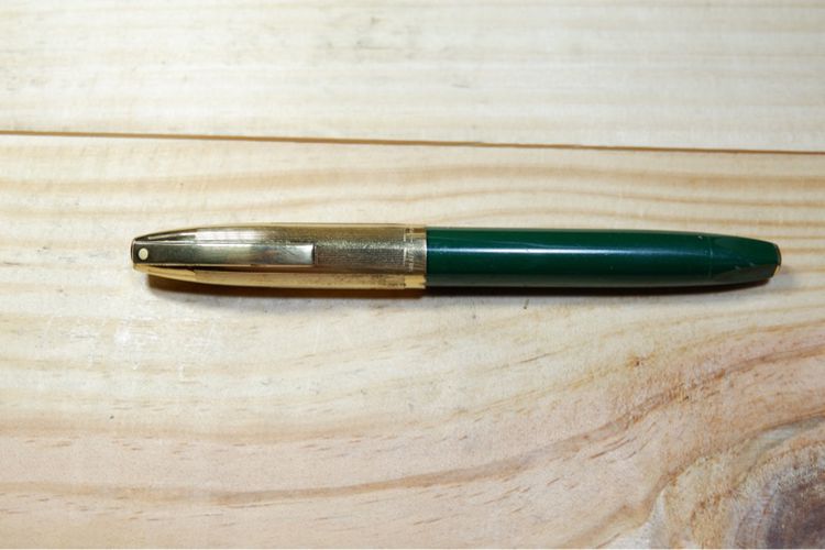 Vintage Sheaffer PFM V (pen for men) snorkel fountain pen with 14K solid gold M nib รูปที่ 13