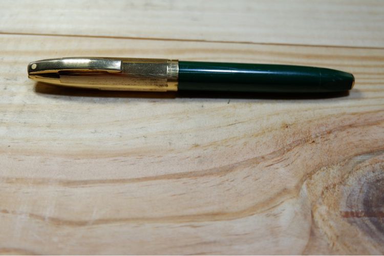 Vintage Sheaffer PFM V (pen for men) snorkel fountain pen with 14K solid gold M nib รูปที่ 11