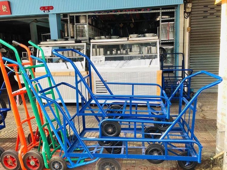 ร้านรถเข็นคิมเจริญ มีสินค้ามาใหม่ สินค้ามีให้เลือกมากมาย สินค้าของใช้ขายของรถเข็น ร่ม หม้อ เครื่องใช้แสตนเลส ตู้ขายกับข้าวกระจกอลูมิเนียม รูปที่ 7