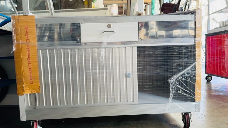 ร้านรถเข็นคิมเจริญ มีสินค้ามาใหม่ สินค้ามีให้เลือกมากมาย สินค้าของใช้ขายของรถเข็น ร่ม หม้อ เครื่องใช้แสตนเลส ตู้ขายกับข้าวกระจกอลูมิเนียม รูปที่ 12