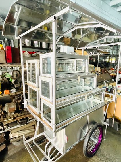 ร้านรถเข็นคิมเจริญ มีสินค้ามาใหม่ สินค้ามีให้เลือกมากมาย สินค้าของใช้ขายของรถเข็น ร่ม หม้อ เครื่องใช้แสตนเลส ตู้ขายกับข้าวกระจกอลูมิเนียม รูปที่ 3