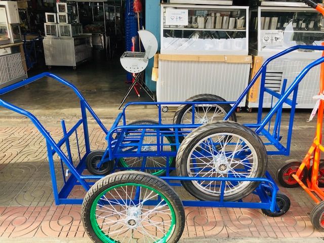 ร้านรถเข็นคิมเจริญ มีสินค้ามาใหม่ สินค้ามีให้เลือกมากมาย สินค้าของใช้ขายของรถเข็น ร่ม หม้อ เครื่องใช้แสตนเลส ตู้ขายกับข้าวกระจกอลูมิเนียม รูปที่ 18