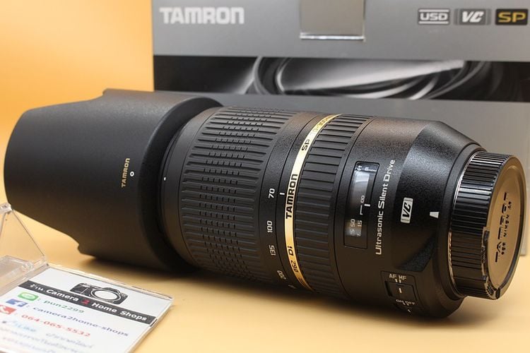 ขาย Lens Tamron SP 70-300mm F4-5.6 Di VC USD (For Nikon) สภาพสวยใหม่ ไร้ฝ้า รา อุปกรณ์ครบกล่อง รูปที่ 2