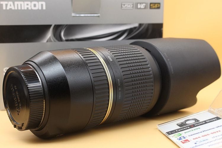 ขาย Lens Tamron SP 70-300mm F4-5.6 Di VC USD (For Nikon) สภาพสวยใหม่ ไร้ฝ้า รา อุปกรณ์ครบกล่อง รูปที่ 3