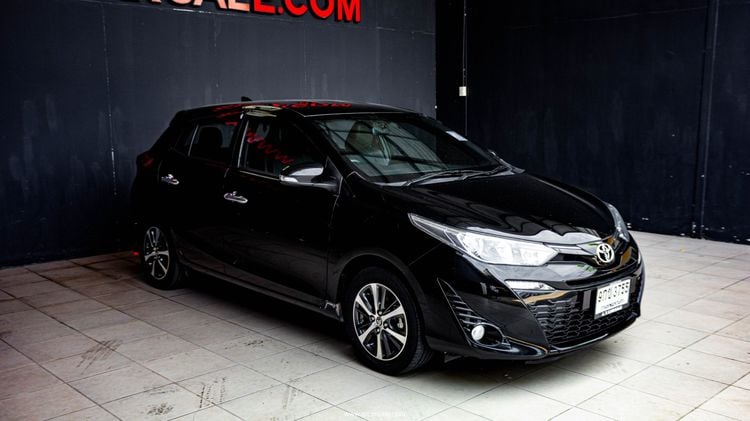 Toyota Yaris 2019 1.2 G Plus Sedan เบนซิน ไม่ติดแก๊ส เกียร์อัตโนมัติ ดำ รูปที่ 3